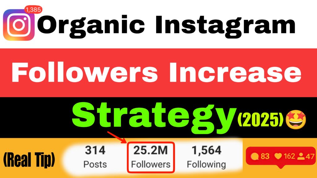 Organic Instagram Follower Increase Strategy – A Complete 2025 Guide to Natural Growth