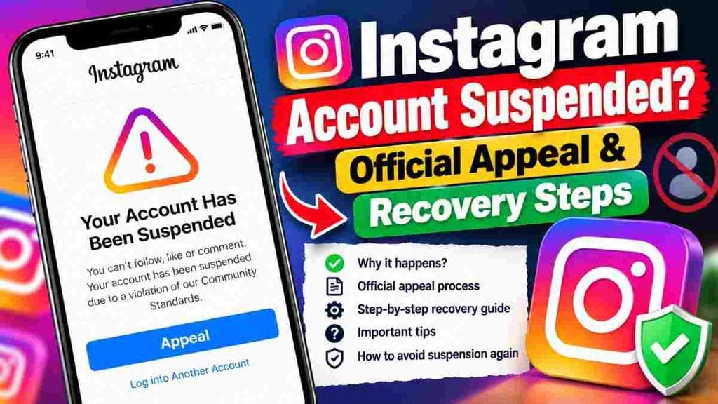 Instagram Account Suspended – Official Appeal and Recovery Steps 2026